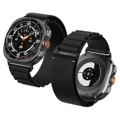 Spigen WBF1 band voor Samsung Galaxy Watch Ultra Series, Zwart AMP11613