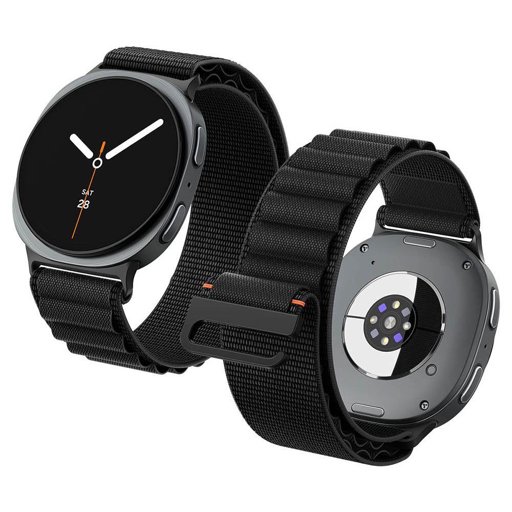 Spigen WBF1 band voor Samsung Galaxy Watch9 / Watch8 / Watch8 Classic Series, Zwart AMP11607