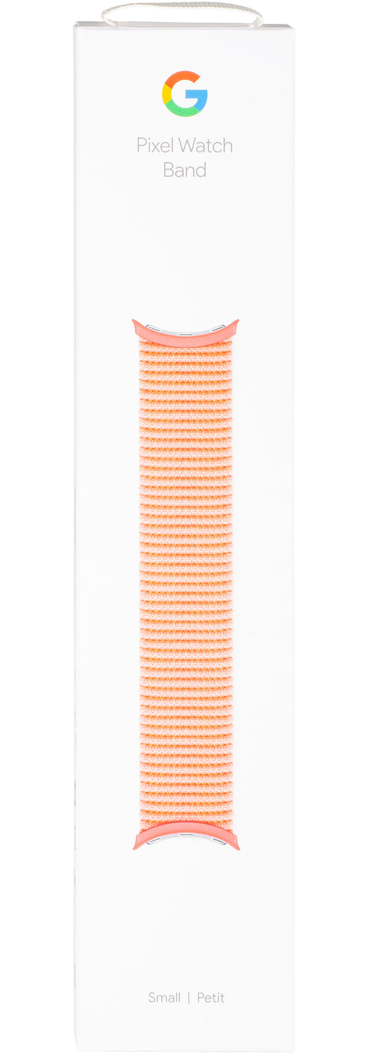 Stretchband voor Google Pixel Watch / Watch 2, S, Coral GA05046