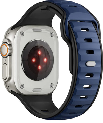 Tech-Protect Iconband Line Strap for Apple Watch 49mm / 46mm / 45mm / 44mm Series, Navy Blue
