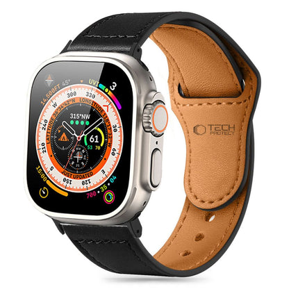 Tech-Protect NaturalFit bandje voor Apple Watch 41mm / 40mm / 38mm Series, zwart 