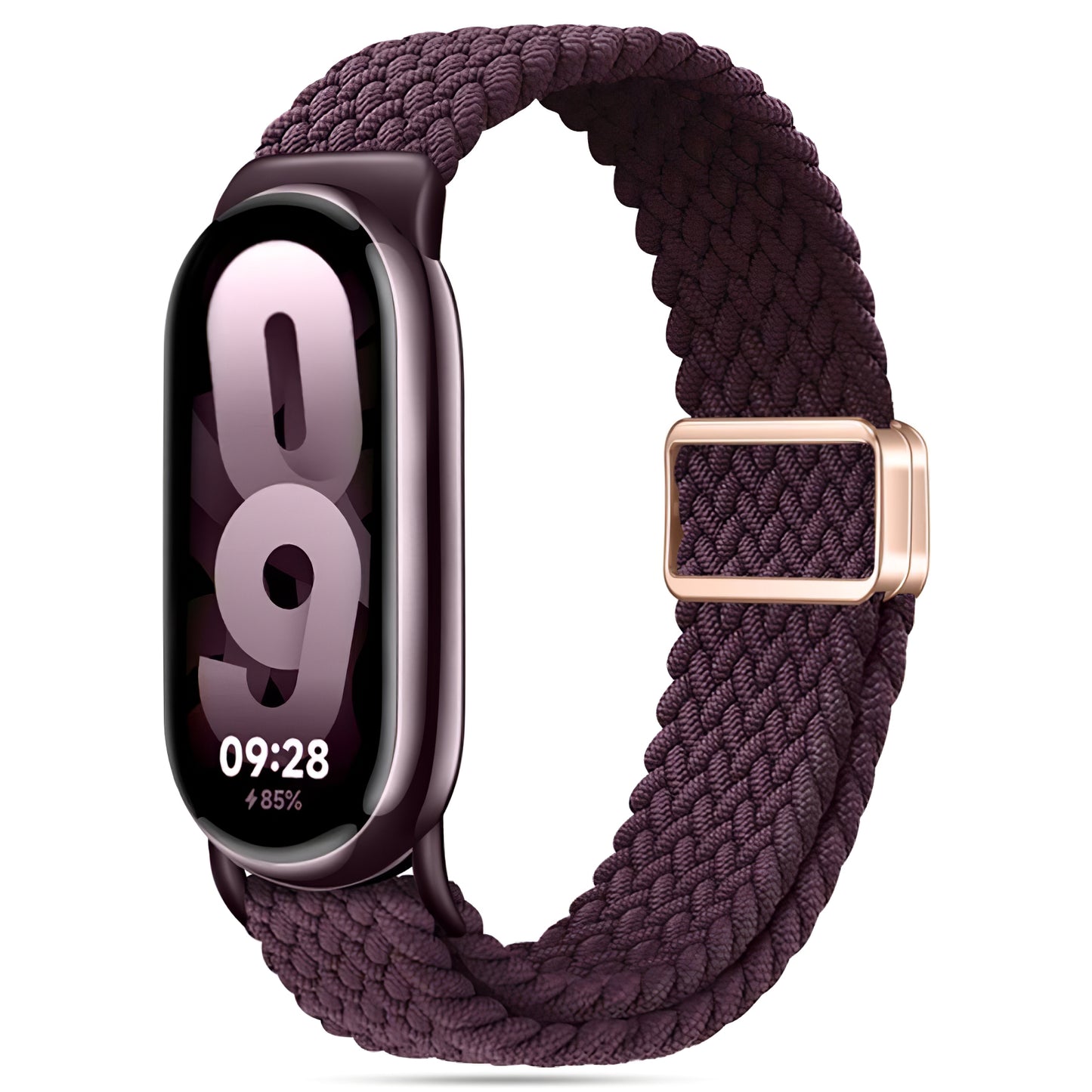 Tech-Protect NylonMag band voor Xiaomi Smart Band 8/9, bordeauxrood 