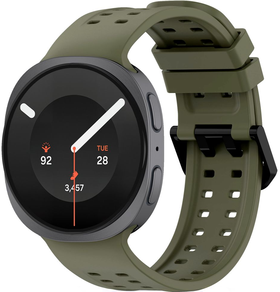 Tech-Protect Silicone Air Band voor Samsung Galaxy Watch9 / Watch8 / Watch8 Classic Series, Groen