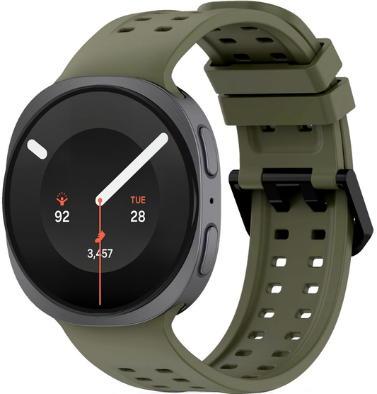 Tech-Protect Silicone Air Band voor Samsung Galaxy Watch9 / Watch8 / Watch8 Classic Series, Groen