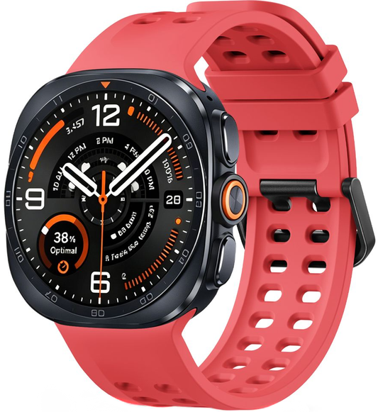 Tech-Protect Silicone Air-band voor Samsung Galaxy Watch9 / Watch8 / Watch8 Classic Series, Rood