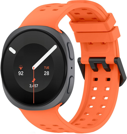 Tech-Protect Silicone Air-band voor Samsung Galaxy Watch9 / Watch8 / Watch8 Classic Series, Oranje