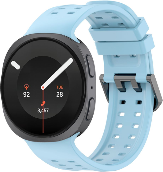 Tech-Protect Silicone Air Band voor Samsung Galaxy Watch9 / Watch8 / Watch8 Classic Series, Blauw