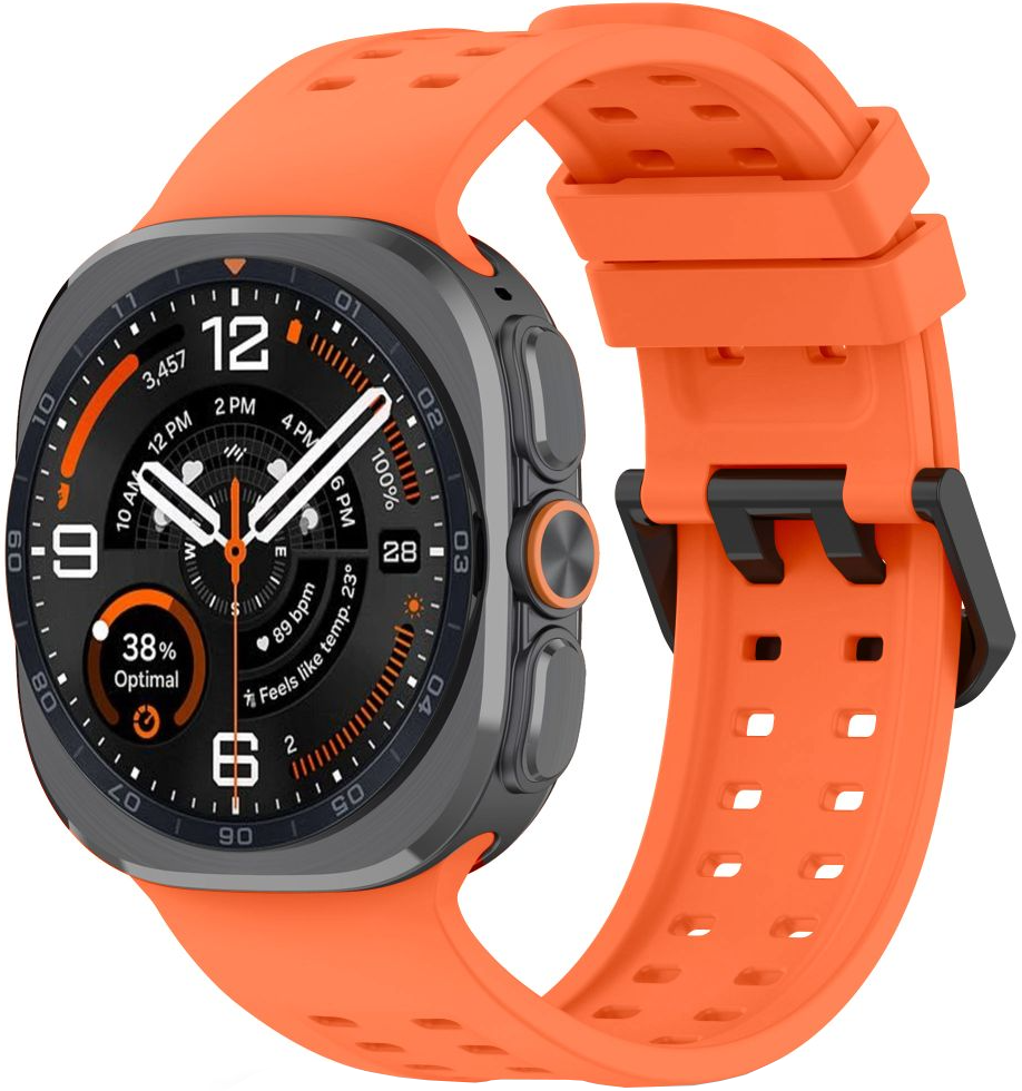 Tech-Protect Silicone Air Band voor Samsung Galaxy Watch Ultra Series, Oranje