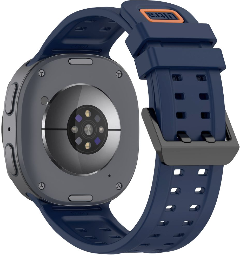 Tech-Protect Silicone Air-band voor Samsung Galaxy Watch9 / Watch8 / Watch8 Classic Series, Marineblauw