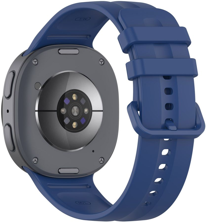 Tech-Protect Silicone Evo band voor Samsung Galaxy Watch9 / Watch8 / Watch8 Classic Series, Marineblauw