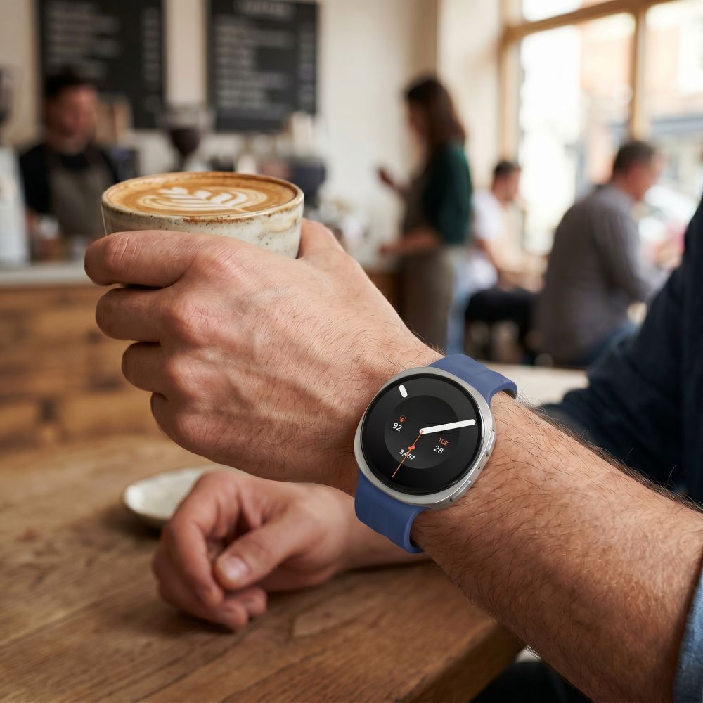 Tech-Protect Silicone Evo band voor Samsung Galaxy Watch9 / Watch8 / Watch8 Classic Series, Marineblauw