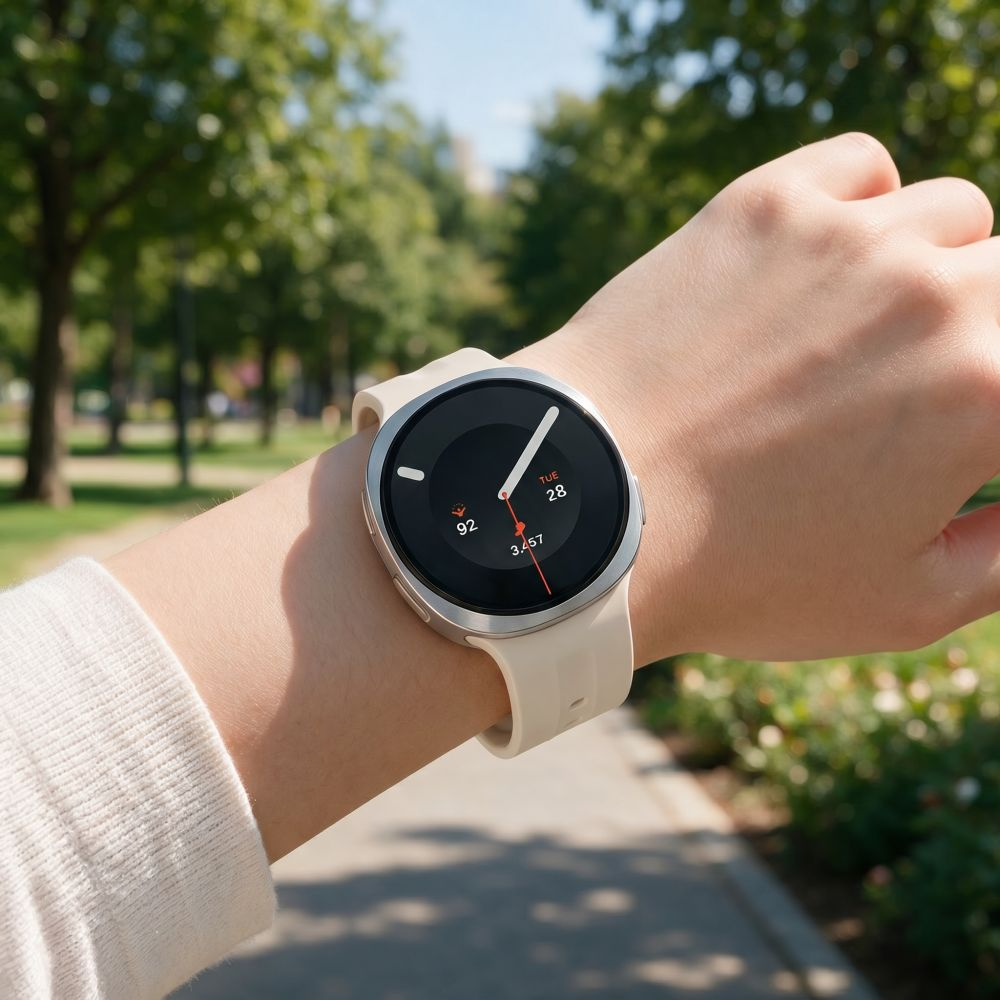 Tech-Protect Silicone Evo band voor Samsung Galaxy Watch9 / Watch8 / Watch8 Classic Series, Beige