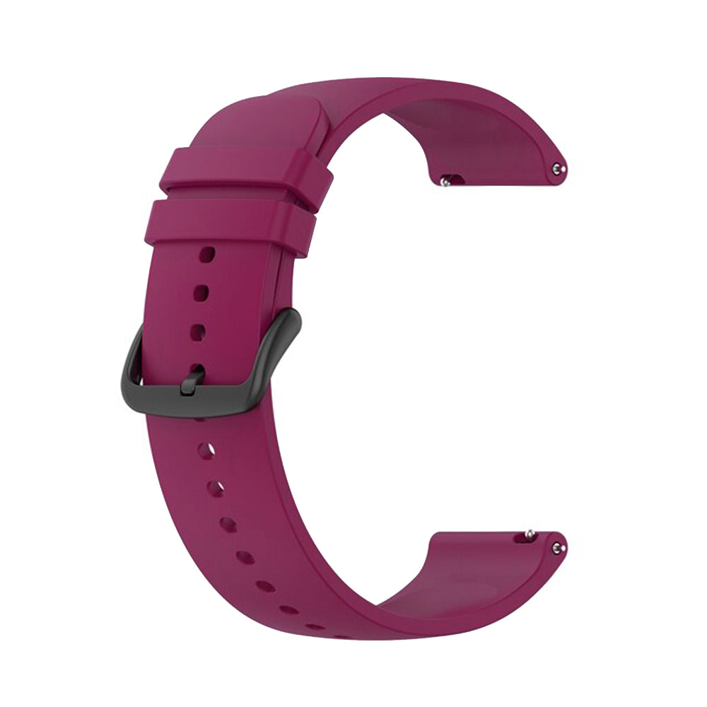 Techsuit W001 band voor Samsung Galaxy Watch / Huawei Watch Series, 22mm, Rood.