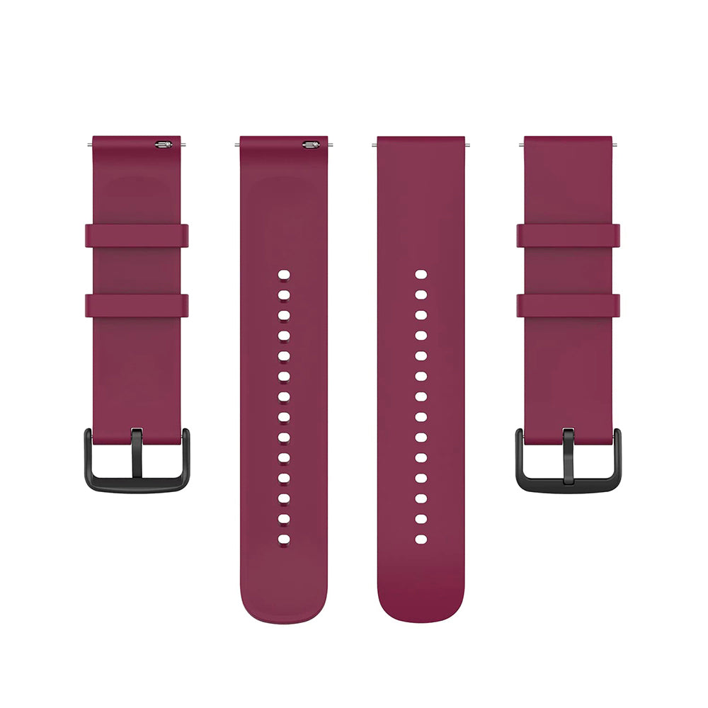 Techsuit W001 band voor Samsung Galaxy Watch / Huawei Watch Series, 22mm, Rood.