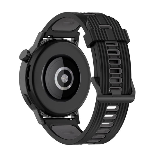 Techsuit W002 band voor Samsung Galaxy Watch / Huawei Watch Series, 20mm, Zwart