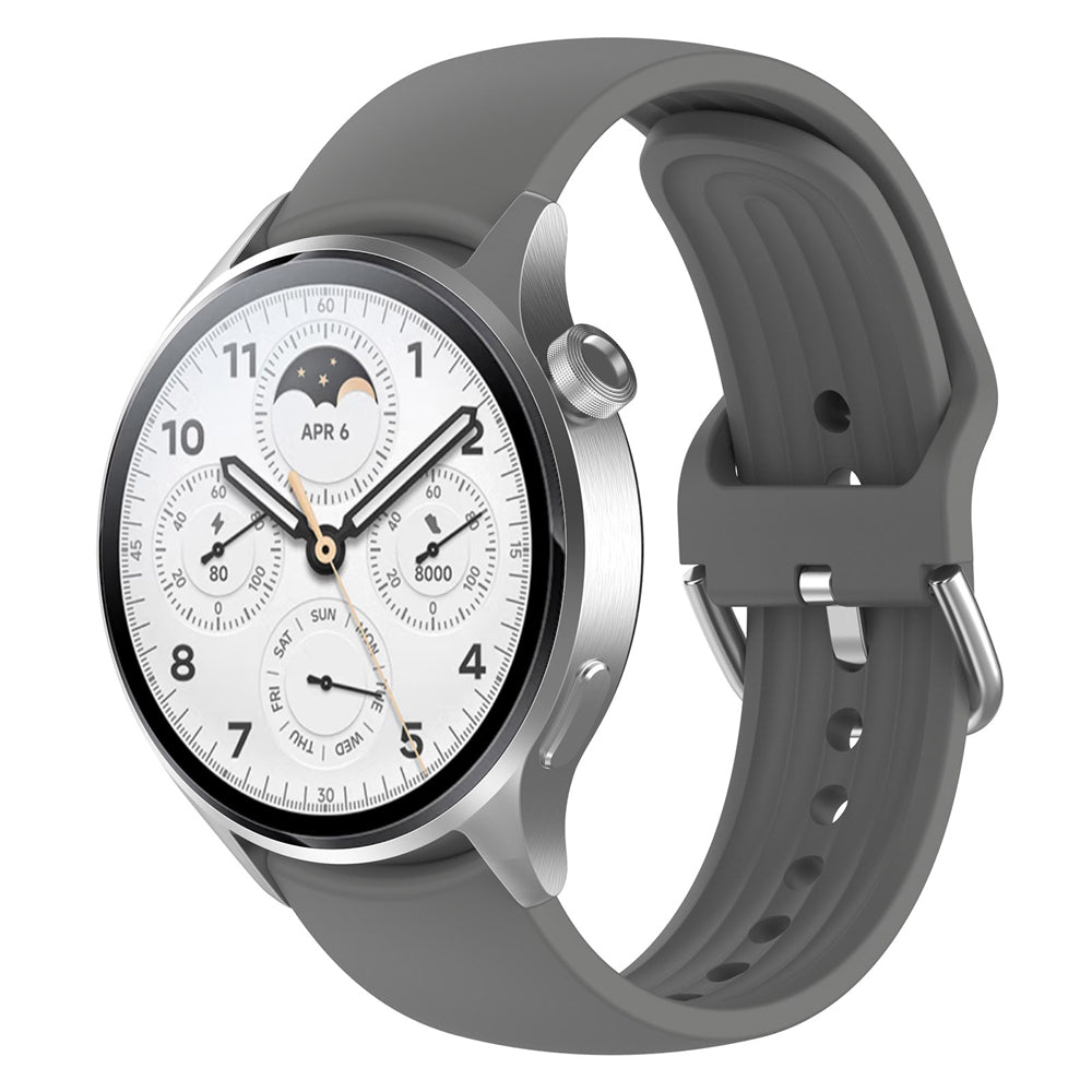 Techsuit W003 band voor Huawei Watch / Xiaomi Watch Series, 22mm, Gri