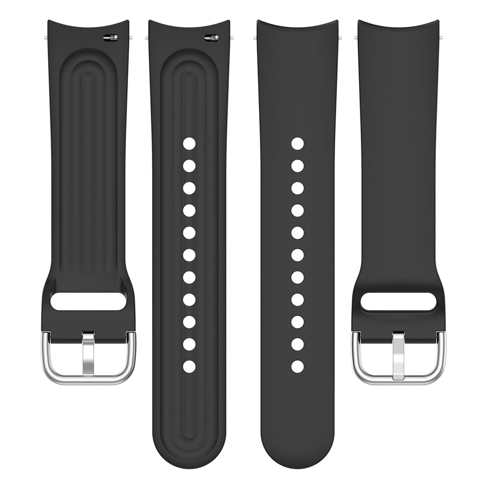 Techsuit W003 band voor Huawei Watch / Xiaomi Watch Series, 22mm, Zwart