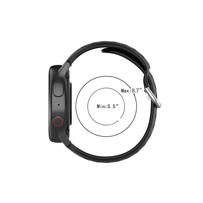 Techsuit W004 band voor Samsung Galaxy Watch / Huawei Watch Series, 20mm, Zwart