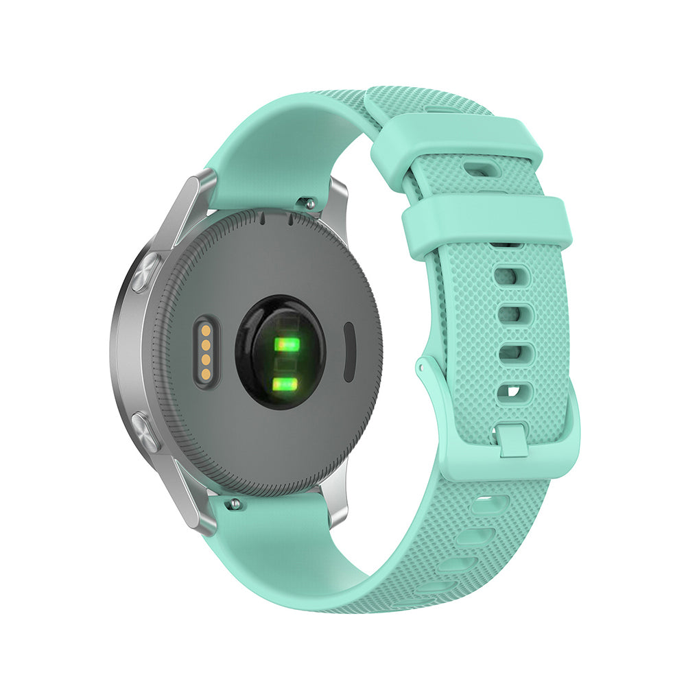 Techsuit W006 band voor Huawei Watch / Garmin Watch Series, 18mm, Turquoise