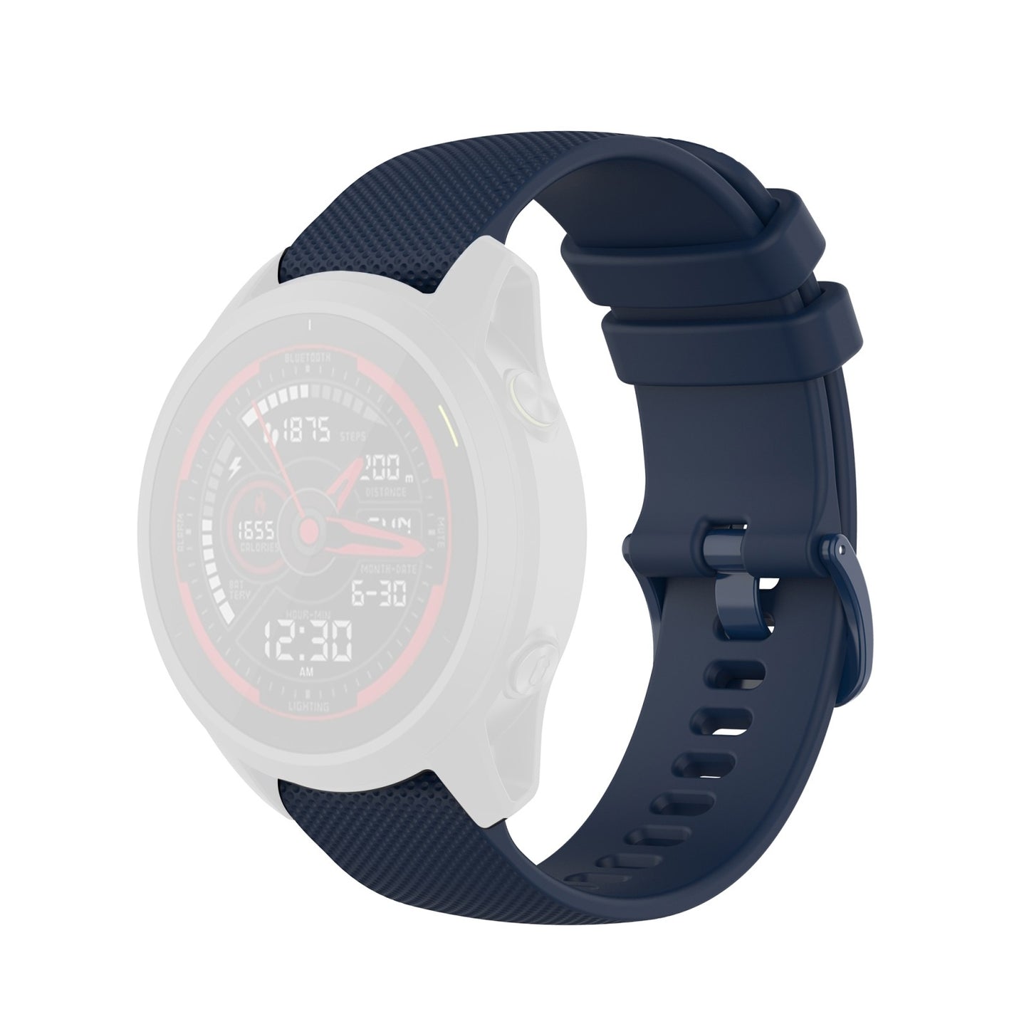 Techsuit W006 band voor Samsung Galaxy Watch / Huawei Watch Series, 22mm, Blauw