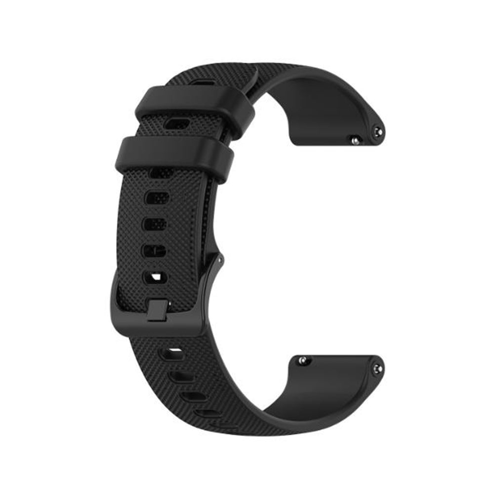Techsuit W006 band voor Samsung Galaxy Watch / Huawei Watch Series, 22mm, Zwart