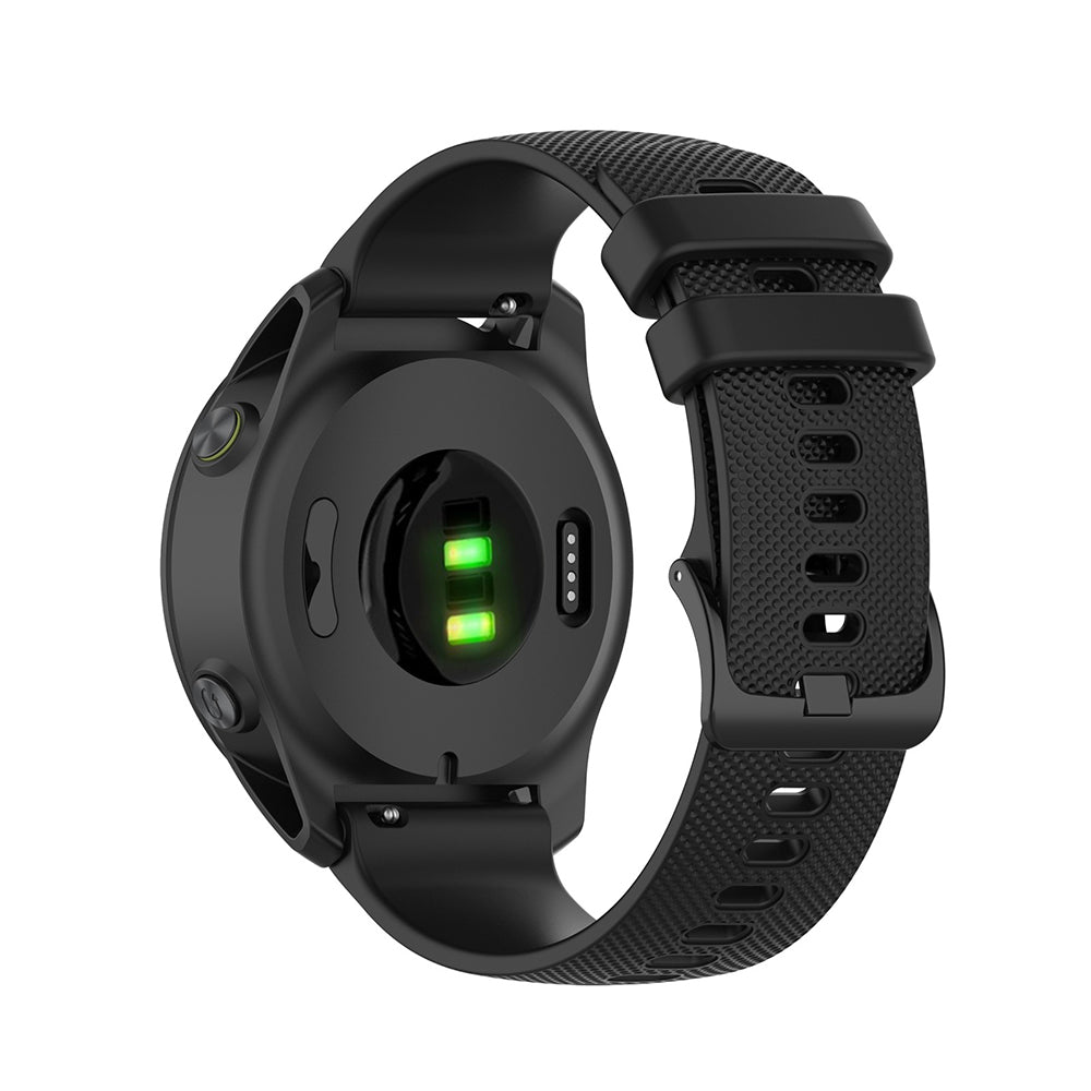 Techsuit W006 band voor Samsung Galaxy Watch / Huawei Watch Series, 22mm, Zwart