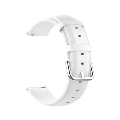 Techsuit W007PU band voor Samsung Galaxy Watch / Huawei Watch Series, 20mm, Wit