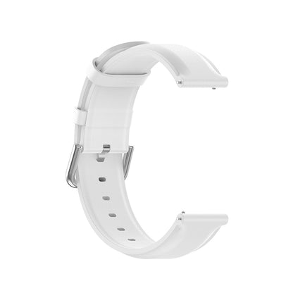 Techsuit W007PU band voor Samsung Galaxy Watch / Huawei Watch Series, 20mm, Wit