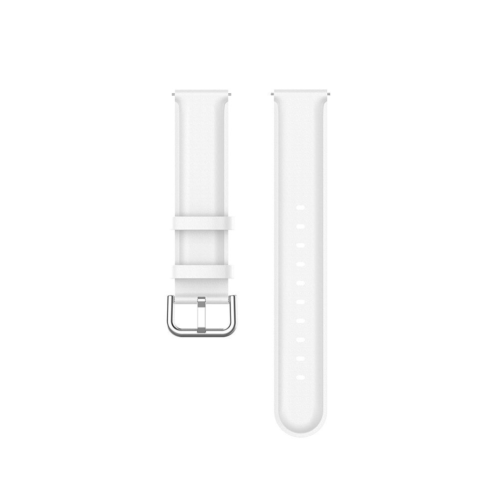 Techsuit W007PU band voor Samsung Galaxy Watch / Huawei Watch Series, 22mm, Wit