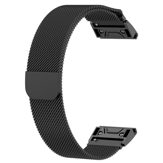 Techsuit W009 band voor Garmin Watch Fenix Series, 26mm, Zwart