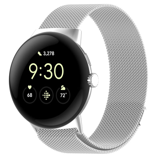 Techsuit W009 band voor Google Pixel Watch 4 45mm, Zilver