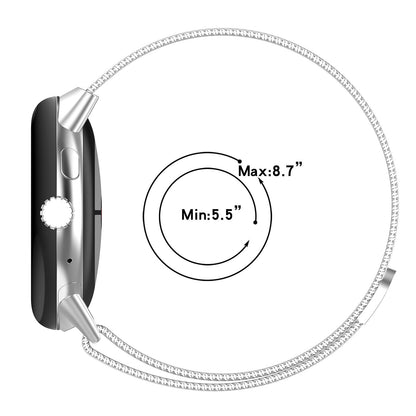 Techsuit W009 band voor Google Pixel Watch 4 45mm, Zilver