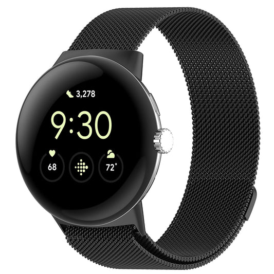 Techsuit W009 band voor Google Pixel Watch 4 45mm, Zwart