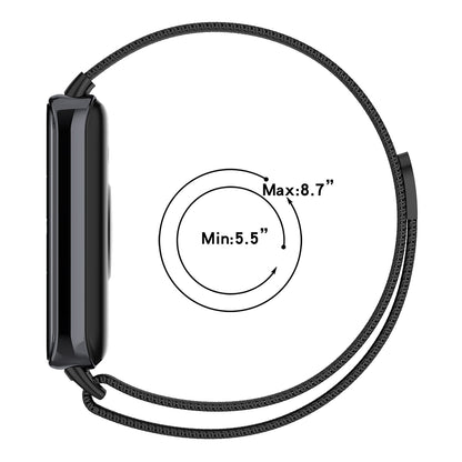 Techsuit W009 riem voor Honor Band 9, Zwart