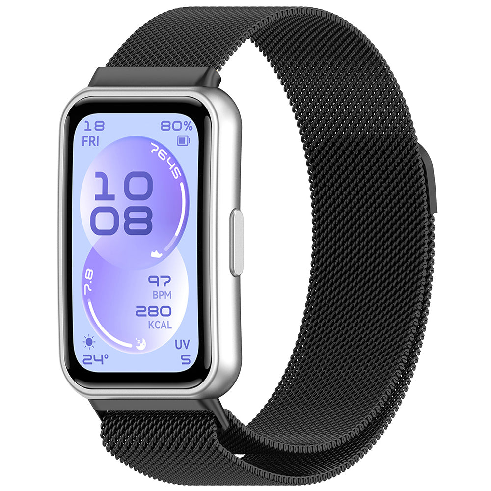 Techsuit W009 band voor Huawei Band 11 / 11 Pro, Zwart