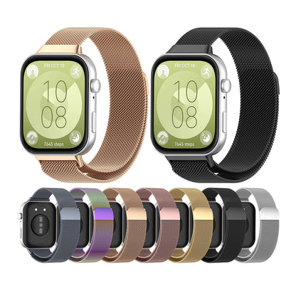 Techsuit W009 band voor Huawei Watch Fit 4 Pro / Watch Fit 4 / Watch Fit 3, Rosé Goud