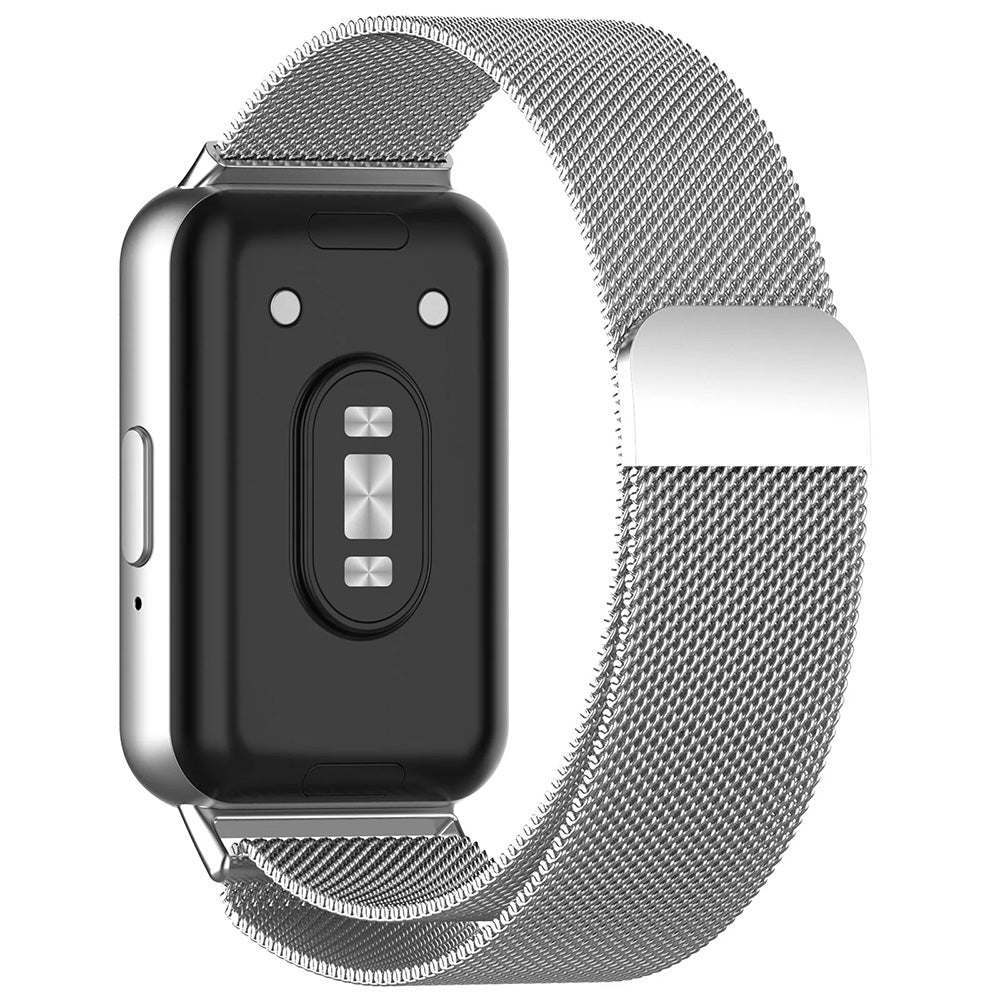 Techsuit W009 band voor Samsung Galaxy Fit3 R39M, Zilver