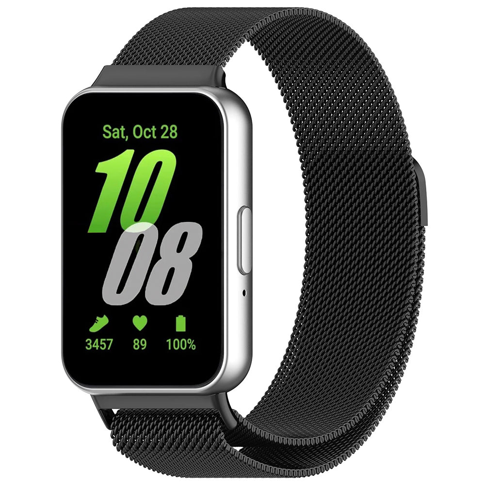 Techsuit W009 band voor Samsung Galaxy Fit3 R39M, Zwart