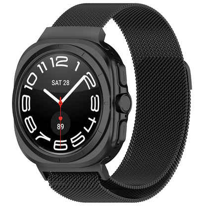 Techsuit W009 band voor Samsung Galaxy Watch Ultra, Zwart