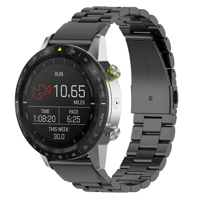 Techsuit W010 band voor Garmin Instinct / Approach / Fenix Watch Series, 20mm, Zwart