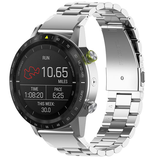 Techsuit W010 band voor Garmin Watch Fenix Series, 26mm, Zilverkleurig