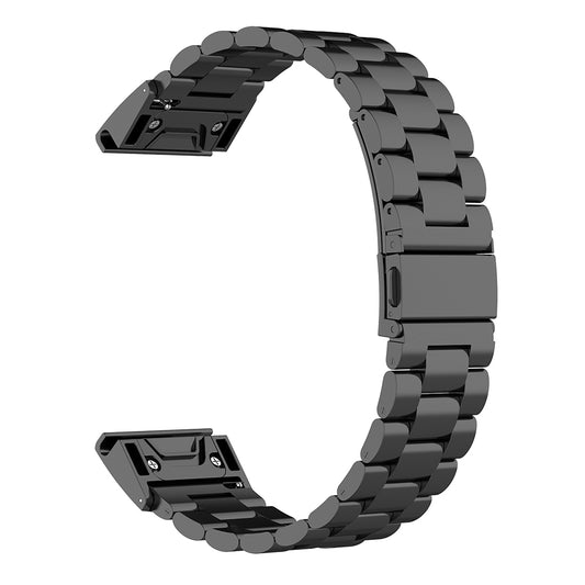 Techsuit W010 band voor Garmin Watch Fenix Series, 26mm, Zwart