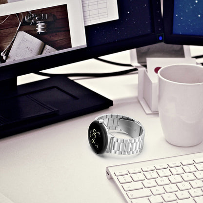 Techsuit W010 band voor Google Pixel Watch 4 45mm, Zilver