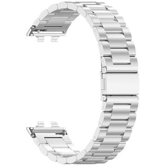 Techsuit W010 riem voor Huawei Band 11 / 11 Pro, Zilver