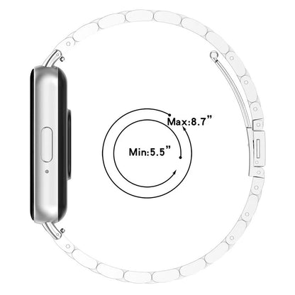Techsuit W010 band voor Samsung Galaxy Fit3 R39M, Zwart