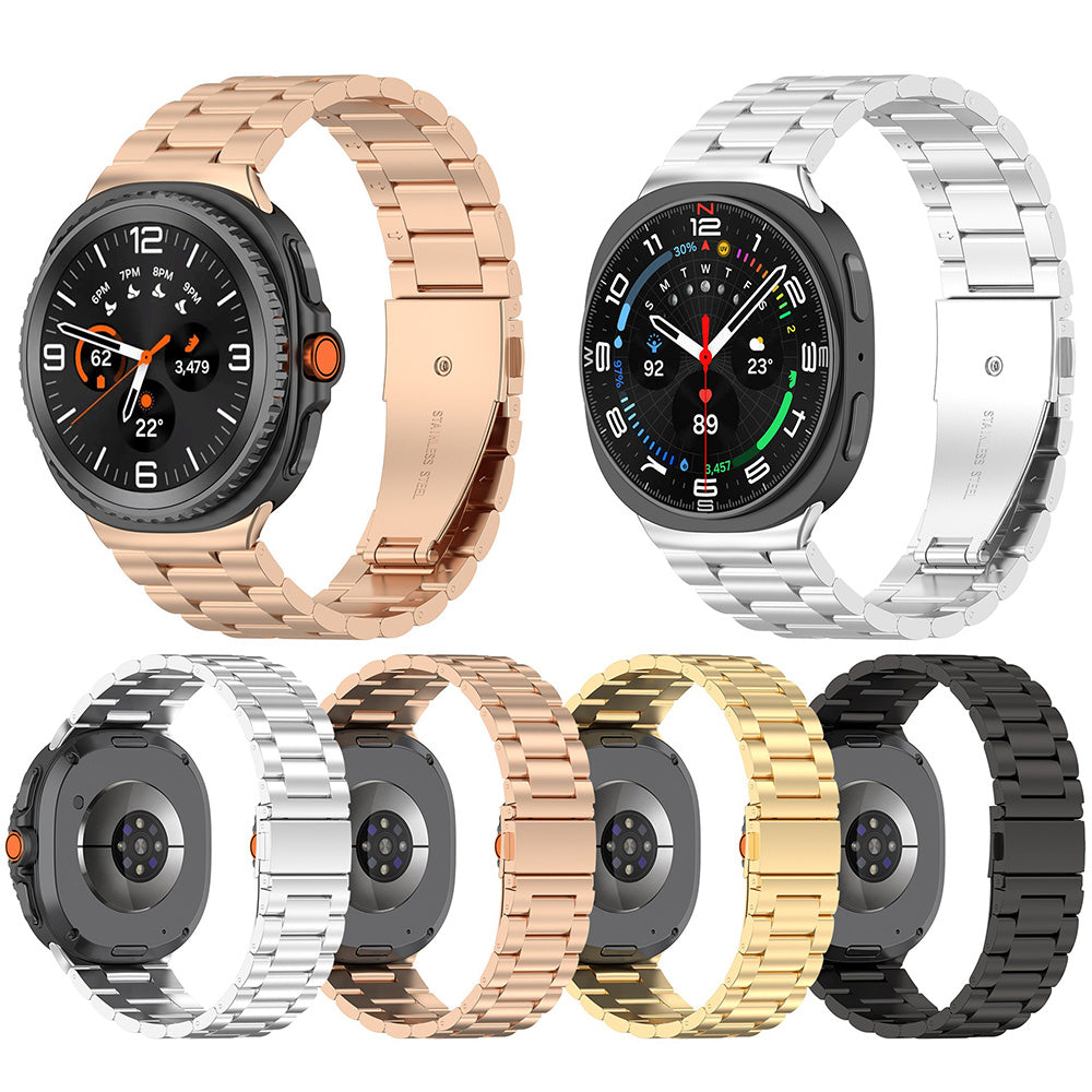Techsuit W010 band voor Samsung Galaxy Watch 8 Classic / Watch8 44mm / Watch 8 40mm, Zwart
