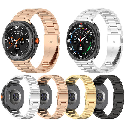 Techsuit W010 band voor Samsung Galaxy Watch 8 Classic / Watch8 44mm / Watch 8 40mm, Zwart
