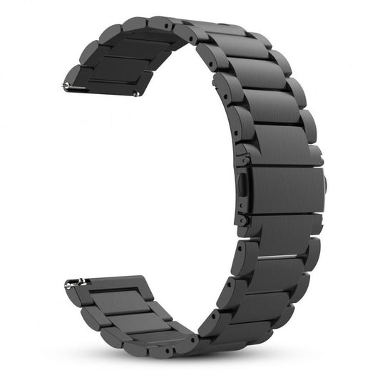 Techsuit W010 band voor Samsung Galaxy Watch / Huawei Watch Series, 20mm, Zwart