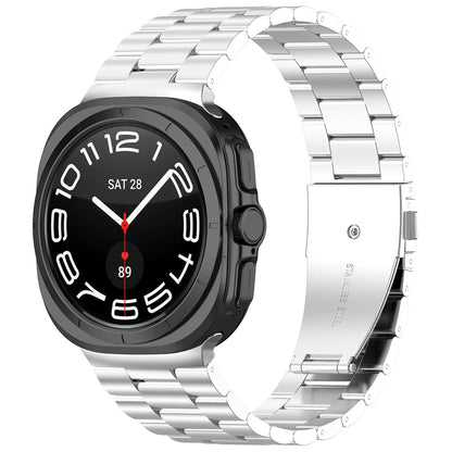Techsuit W010 band voor Samsung Galaxy Watch Ultra, Zilver