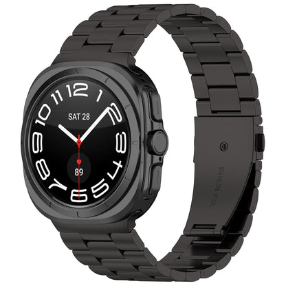 Techsuit W010 band voor Samsung Galaxy Watch Ultra, Zwart